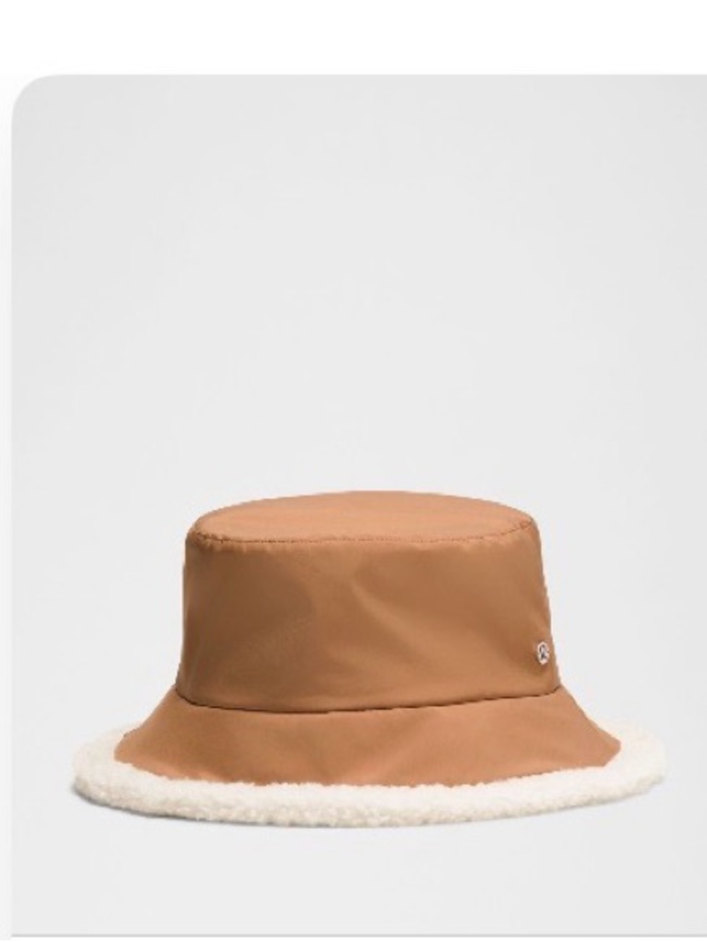 lululemon Chestnut Brown Bouclé Fleece Bucket Hat- brand new- L size